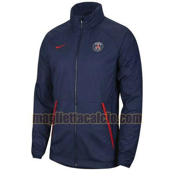 giacca a vento paris saint germain uomo blu 20-21