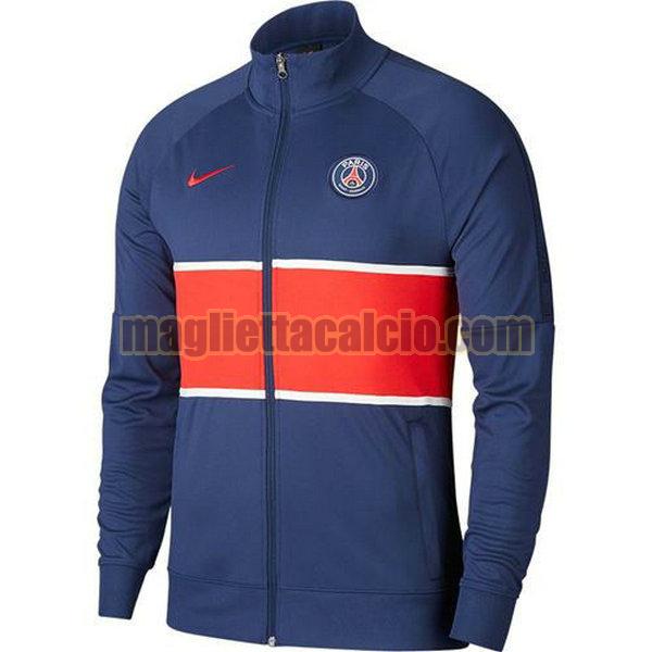 giacca a vento paris saint germain uomo blu 2020-2021