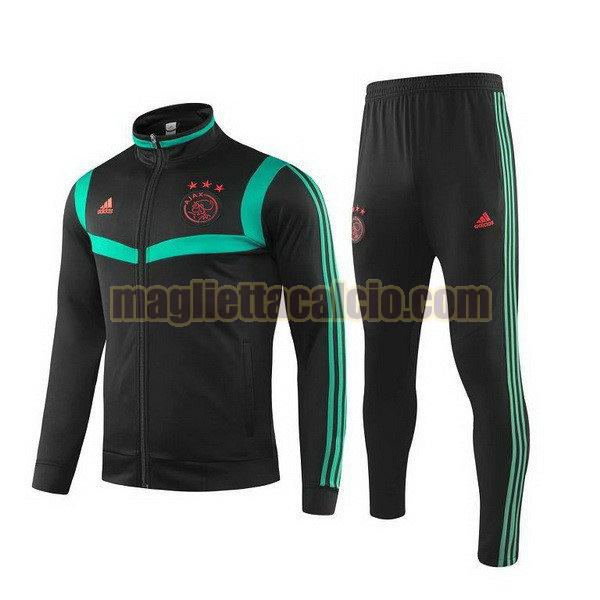 giacca ajax uomo nero verde 19-20