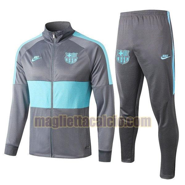 giacca barcellona uomo grigio blu 2019-2020