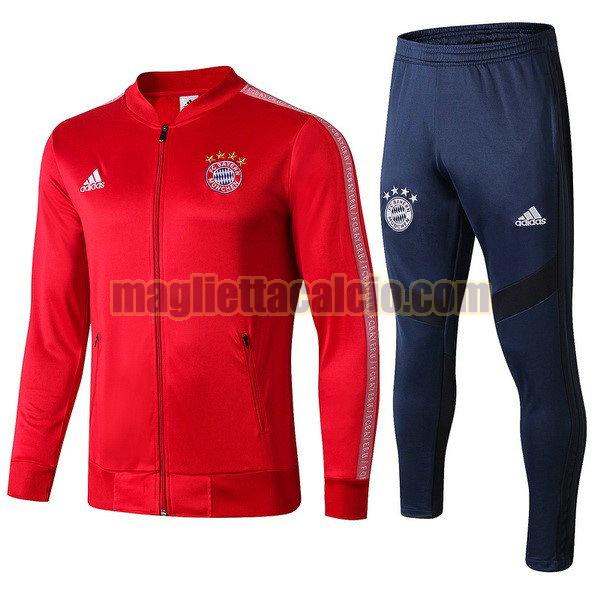 giacca bayern monaco uomo rosso blu 2019-2020