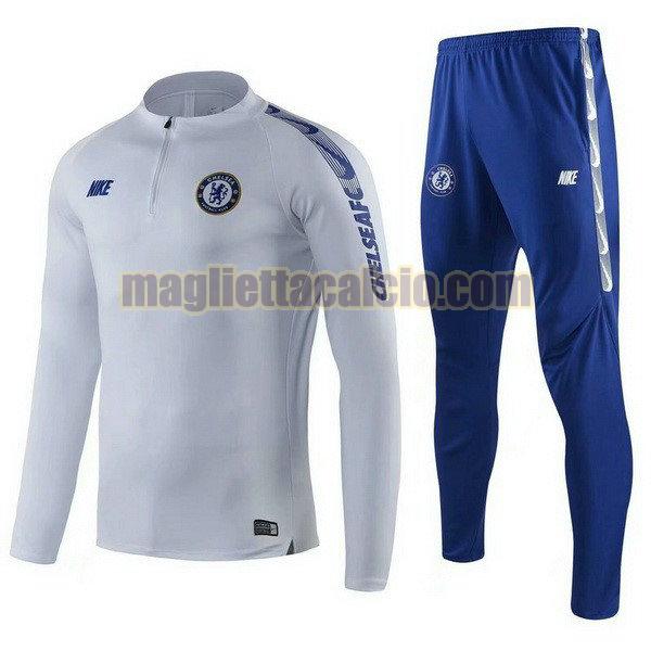 giacca chelsea bambino blu grigio 2019-2020