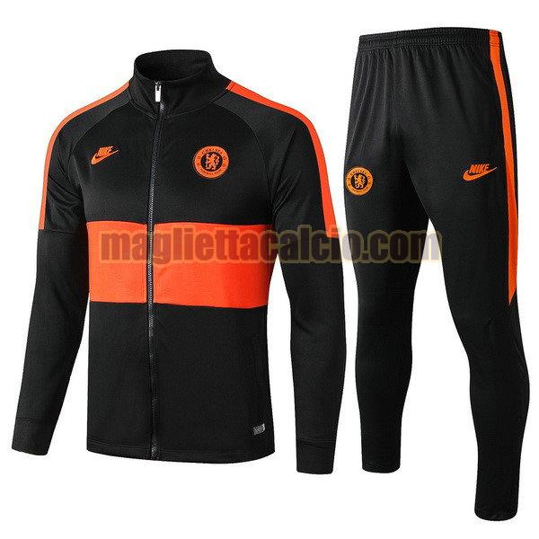 giacca chelsea uomo arancione nero 2019-2020