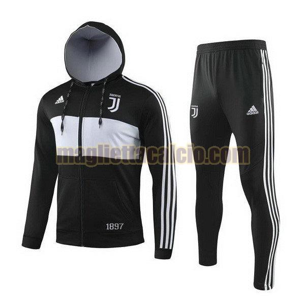 giacca juventus uomo grigio nero 2019-2020