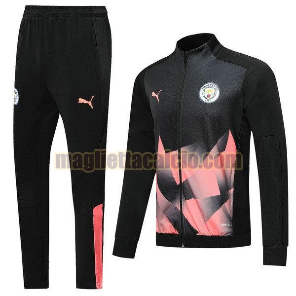 giacca manchester city uomo nero rosa 2019-2020