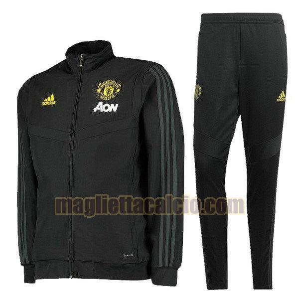 giacca manchester united bambino nero giallo 2019-2020