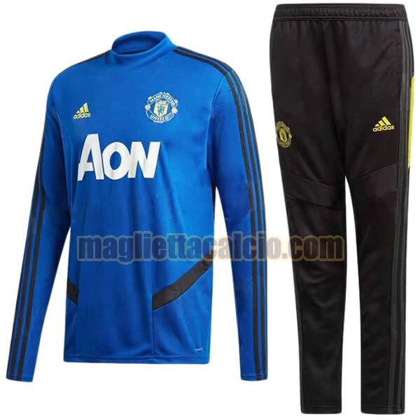 giacca manchester united uomo blu nero 2019-2020