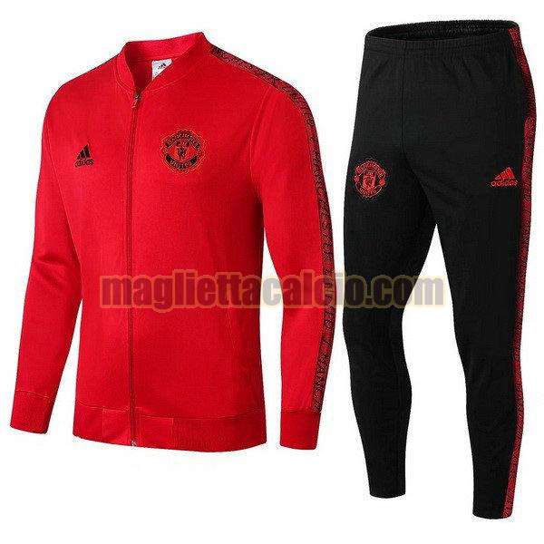 giacca manchester united uomo rosso 19-20