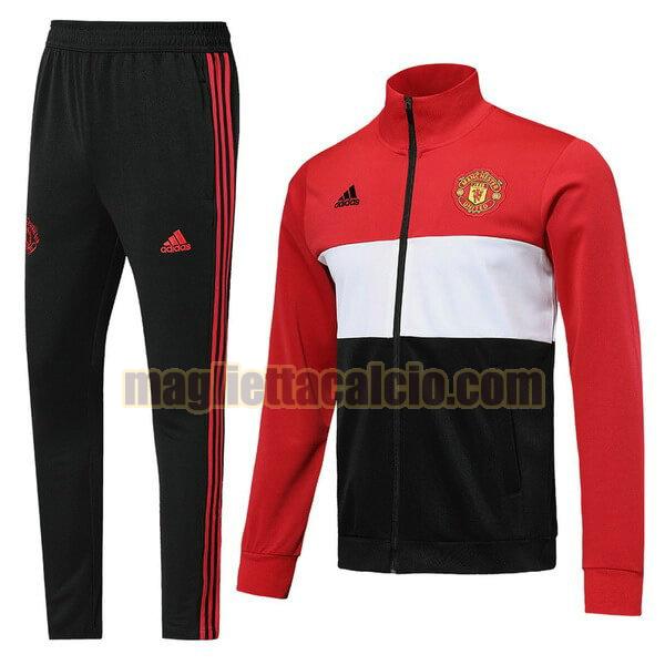 giacca manchester united uomo rosso bianco 2019-2020