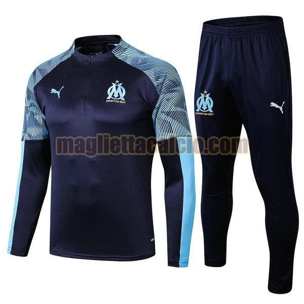 giacca olympique marsiglia bambino blu 2019-2020