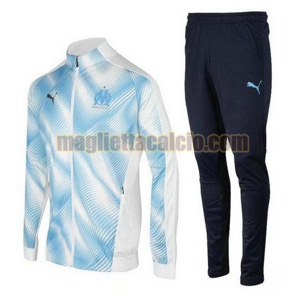 giacca olympique marsiglia uomo azzurro 2019-2020