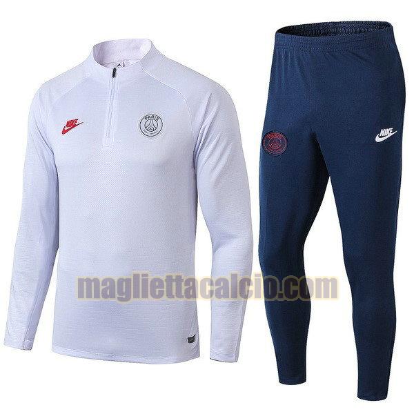 giacca paris saint germain uomo bianco blu 2019-2020