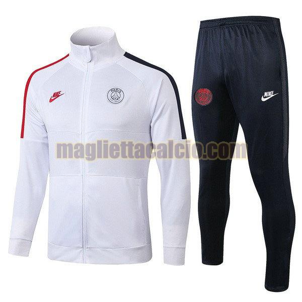 giacca paris saint germain uomo bianco rosso blu 2019-2020