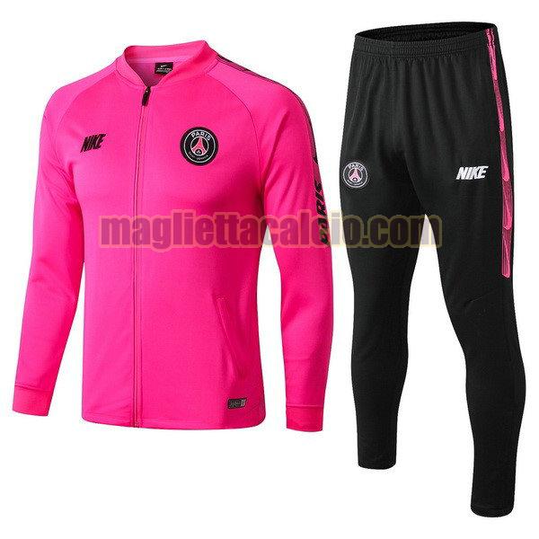 giacca paris saint germain uomo rosa nero 2019-2020