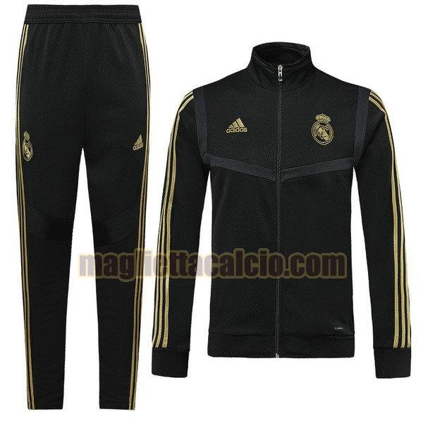 giacca real madrid bambino giallo nero 2019-2020