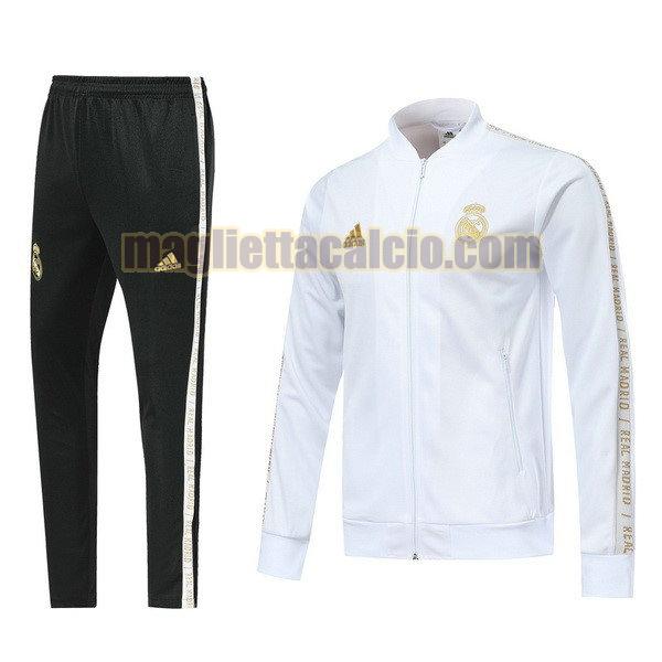 giacca real madrid uomo blu bianco 2020