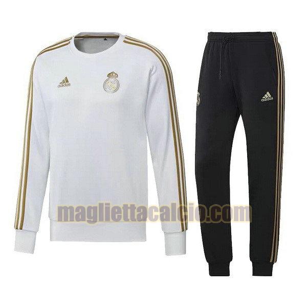 giacca real madrid uomo giallo bianco 2019-2020