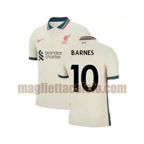 maglia barnes 10 liverpool uomo seconda 2021-2022