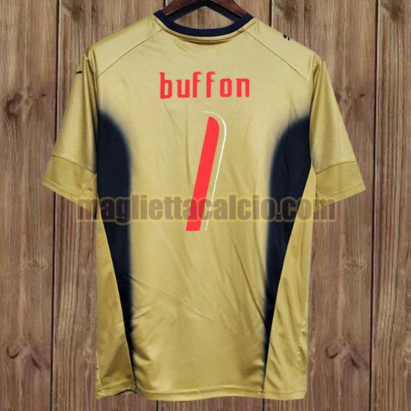 maglia buffon 1 italia uomo giallo portiere 2006