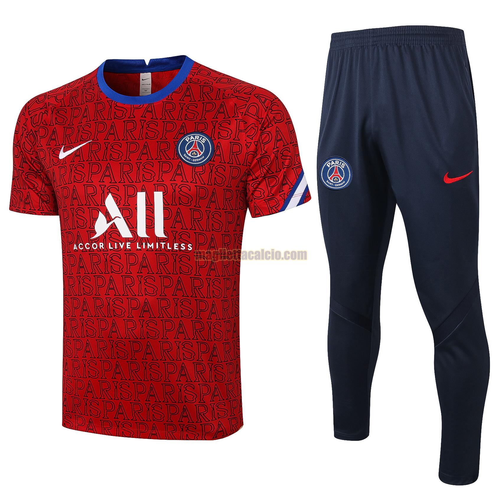 maglia calcio paris saint germain uomo rosso 2020-2021