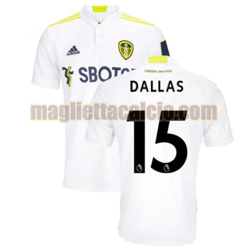 maglia dallas 15 leeds united uomo prima 2021-2022