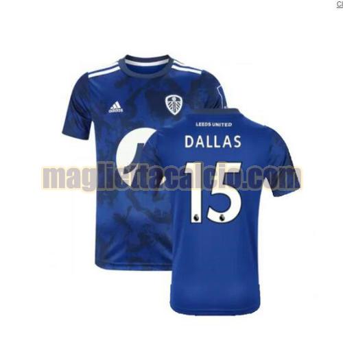 maglia dallas 15 leeds united uomo seconda 2021-2022