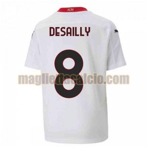 maglia desailly 8 ac milan uomo seconda 2020-2021