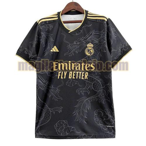 maglia edizione drago real madrid uomo nero 2023-2024