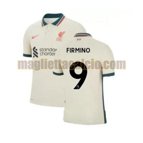 maglia firmino 9 liverpool uomo seconda 2021-2022