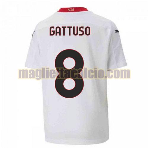 maglia gattuso 8 ac milan uomo seconda 2020-2021