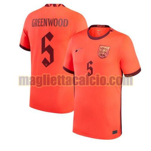 maglia greenwood 5 inghilterra uomo seconda 2022-2023