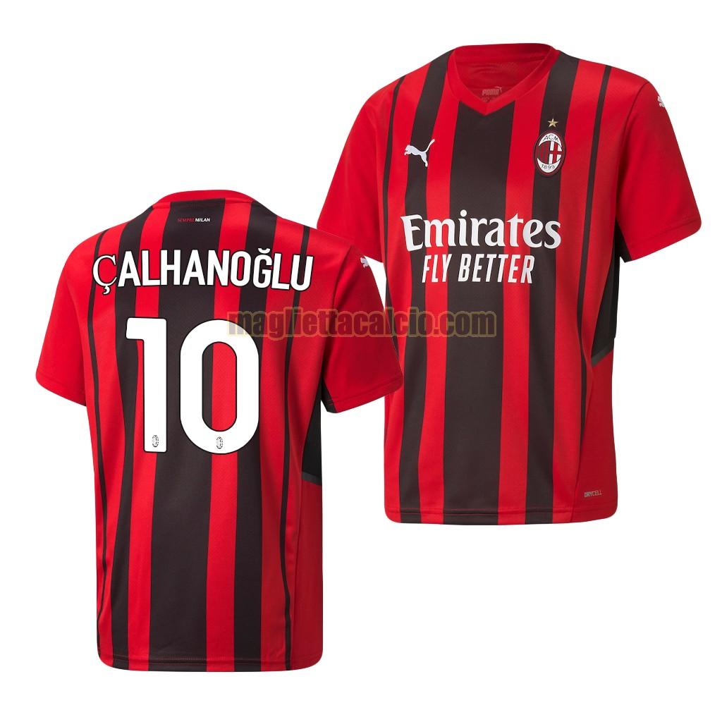 maglia hakan calhanoglu 10 ac milan uomo prima 2021-2022