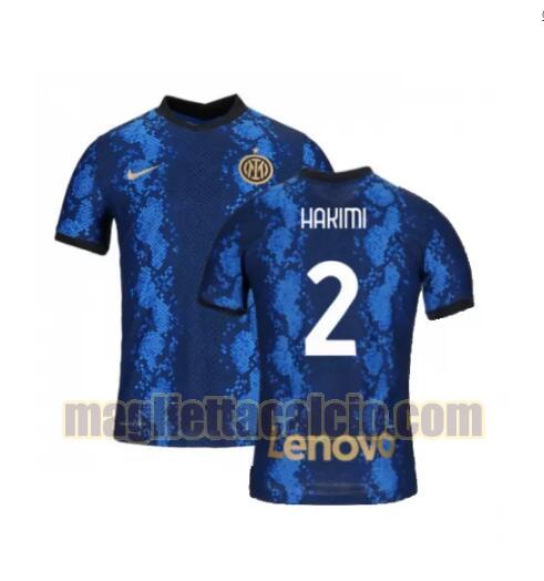 maglia hakimi 2 inter milan uomo prima 2021-2022