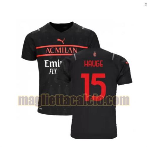 maglia hauge 15 ac milan uomo terza 2021-2022