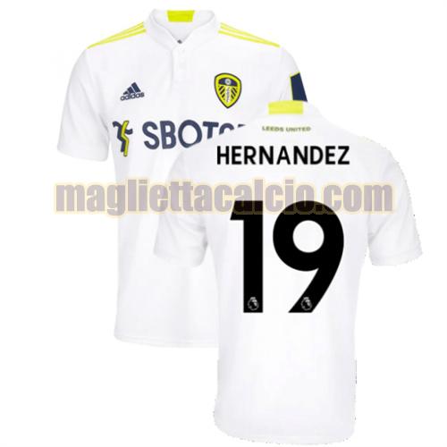 maglia hernandez 19 leeds united uomo prima 2021-2022