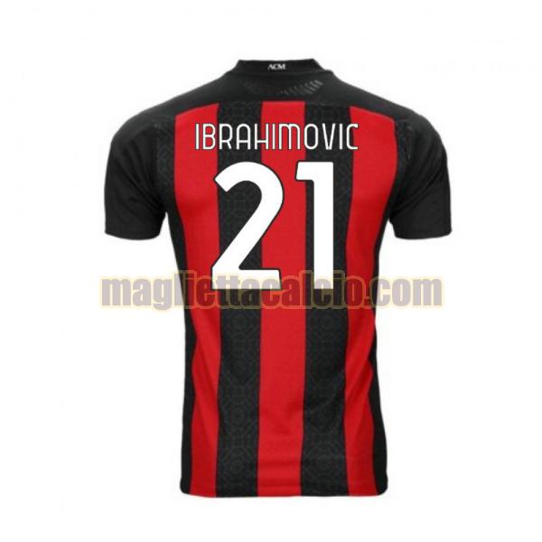 maglia ibrahimovic 21 ac milan uomo prima 2020-2021