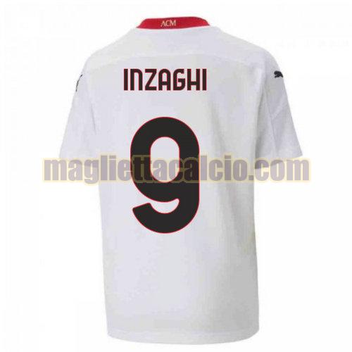 maglia inzaghi 9 ac milan uomo seconda 2020-2021