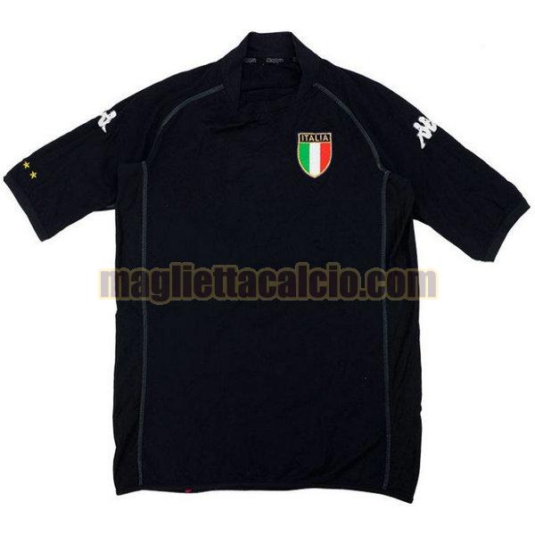 maglia italia uomo nero portiere 2002