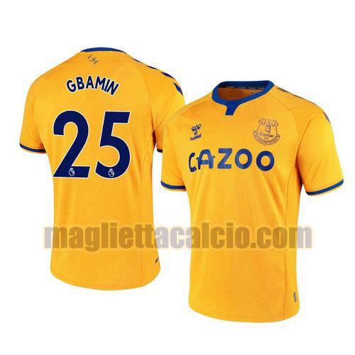 maglia jean philippe gbamin 25 everton uomo seconda 2020-2021