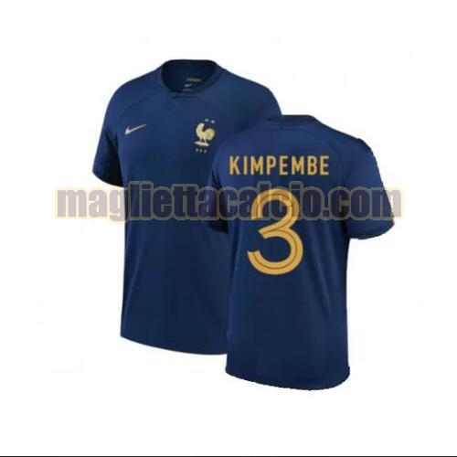 maglia kimpembe 3 francia uomo prima 2022