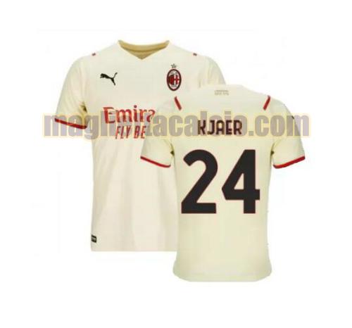 maglia kjaer 24 ac milan uomo seconda 2021-2022