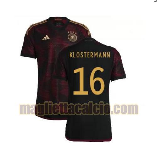 maglia klostermann 16 germania uomo seconda 2022