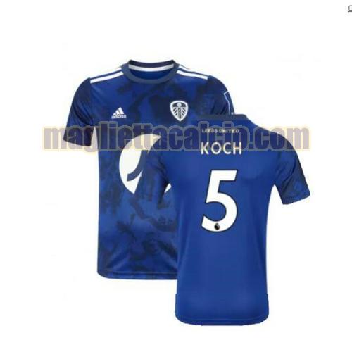 maglia koch 5 leeds united uomo seconda 2021-2022