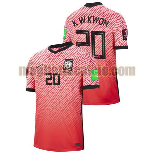 maglia kwon kyung won 20 corea uomo prima 2021-2022