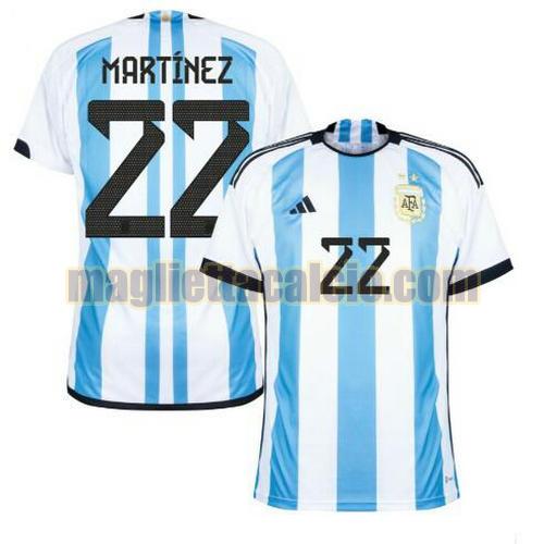 maglia l.martinez 22 argentina uomo prima 2022