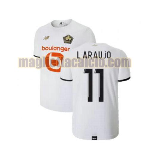 maglia l araujo 11 lille uomo seconda 2021-2022