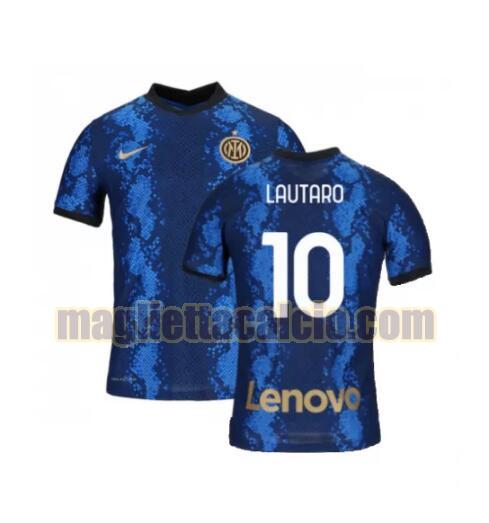 maglia lautaro 10 inter milan uomo prima 2021-2022