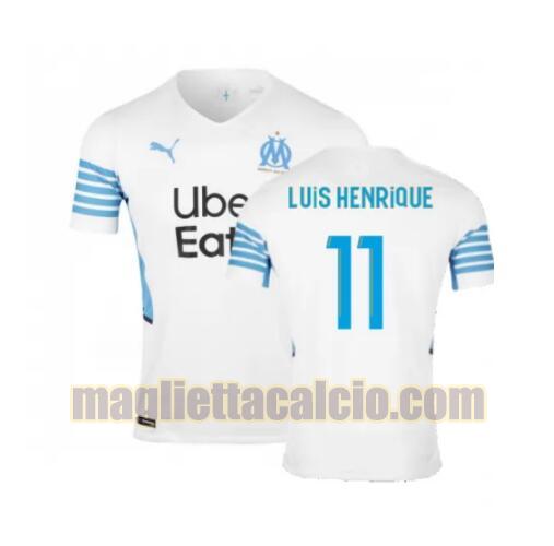 maglia luis henrique 11 olympique marsiglia uomo prima 2021-2022