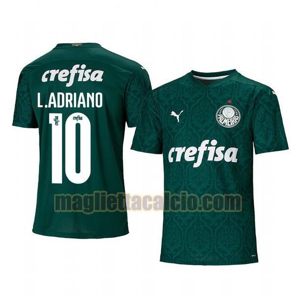 maglia luiz adriano 10 palmeiras uomo prima 2020-2021