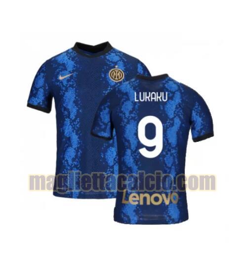 maglia lukaku 9 inter milan uomo prima 2021-2022